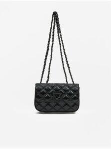 Black Ladies Handbag Guess Cessily Micro