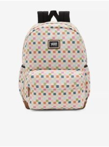 Cream Checkered Backpack VANS WM REALM