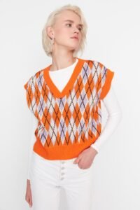 Trendyol Sweater Vest - Orange