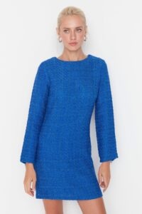 Trendyol Blue Tweed