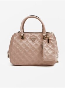 Light pink Ladies patterned handbag Guess La