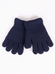 Yoclub Kids's Boys' Five-Finger Double-Layer Gloves