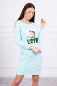 Dress with love mint