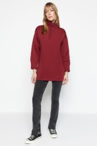 Trendyol Sweatshirt - Burgundy