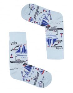 Kabak Unisex's Socks Patterned