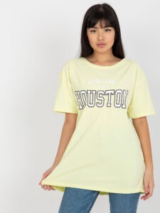 Light yellow T-shirt with
