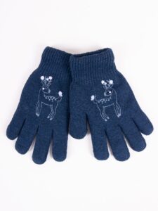 Yoclub Kids's Gloves RED-0201G-AA5A-003