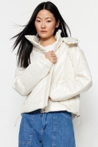Trendyol Winter Jacket - Ecru