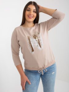 Lady's blouse plus size with