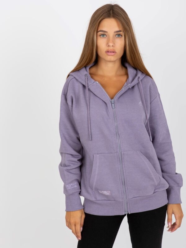 Light purple zippered