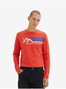 Red Men's T-Shirt Tom Tailor