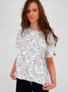 White Women's Patterned T-Shirt Alife and