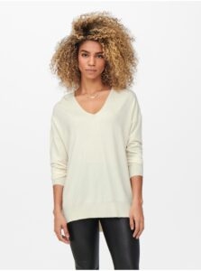 Cream women's lightweight sweater ONLY