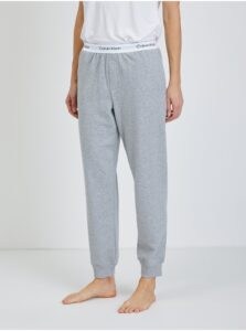 Light Grey Womens Brindled Pyjama Pants Calvin