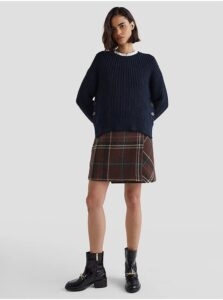 Brown Women's Plaid Skirt with Tommy Hilfiger