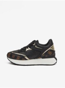 Black Women's Patterned Sneakers Guess