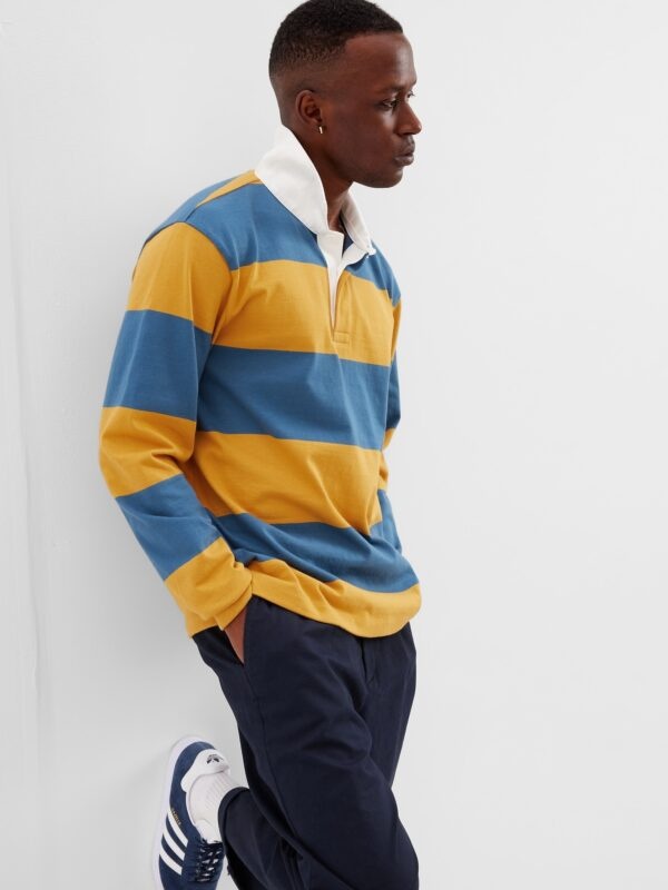 GAP Striped Rugby Polo T-Shirt