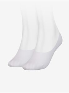 Set of two pairs of white socks