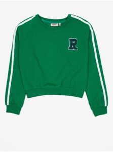 Green girls' sweatshirt ONLY Selina