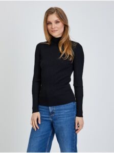 Black Ribbed Sweater ORSAY