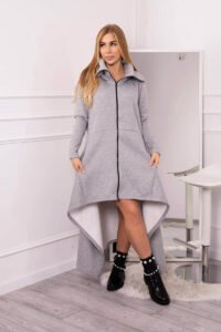 Insulated dress with longer sides