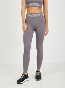Grey Ladies Sport Leggings Guess