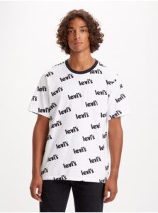 Levi's White Men's Patterned T-Shirt Levi's®