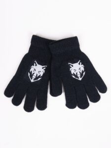 Yoclub Kids's Boys' Five-Finger Gloves