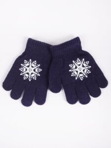 Yoclub Kids's Girls' Five-Finger Gloves