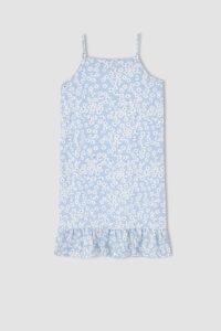 DEFACTO Girl Patterned Strap Sleeveless Cotton