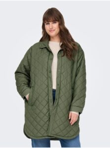 Khaki ladies quilted light coat ONLY CARMAKOMA