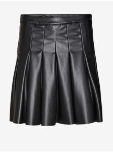 Black leatherette skirt Noisy May