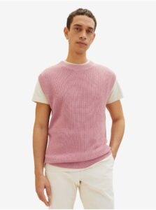 Pink Men's Sweater Vest Tom