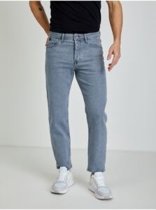 Light Grey Men's Straight Fit Jeans Tom