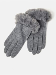 Grey gloves CAMAIEU -