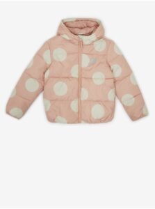 Light Pink Girly Polka Dot Quilted Jacket