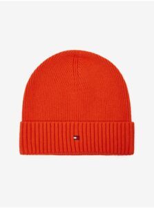 Orange Men's Ribbed Winter Cap Tommy