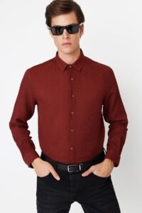 Trendyol Shirt - Burgundy -