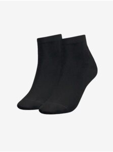 Set of two pairs of black socks