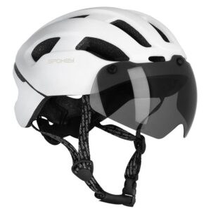 Spokey POINTER SPEED Bicycle helmet with LED flasher and