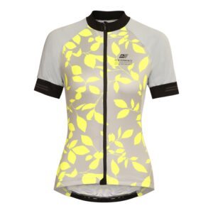 Women's cycling jersey ALPINE PRO BERESSA neon