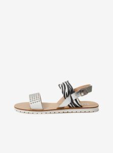 White Girls Patterned Sandals Replay