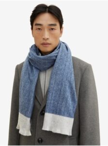 Gray-blue men's scarf Tom Tailor