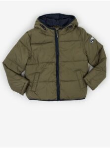 Khaki Boys Quilted Jacket with Hood