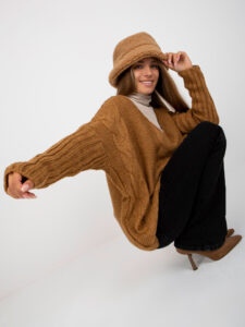 Oversize camel sweater OCH BELLA
