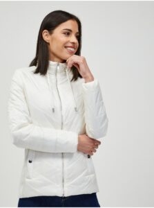 Cream Quilted Jacket ORSAY