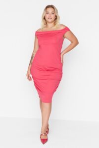 Trendyol Curve Pink Knitted