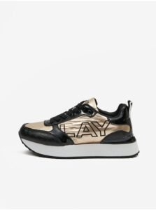 Gold-Black Women's Sneakers on Replay