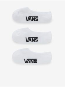 Set of three men's white socks