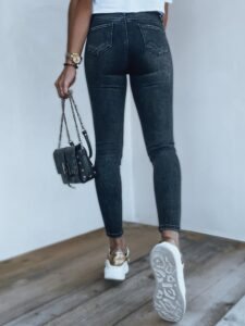 Women's black jeans MIKA